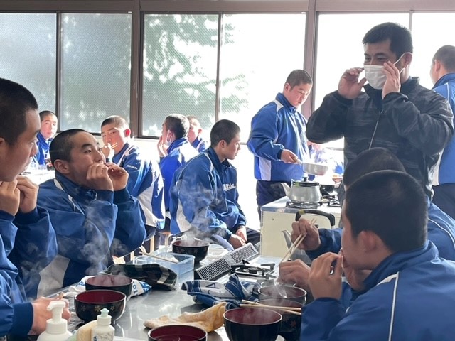 新田高等学校での事業の模様